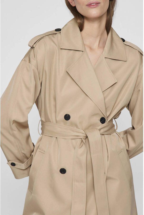 VILA trenchcoat camel