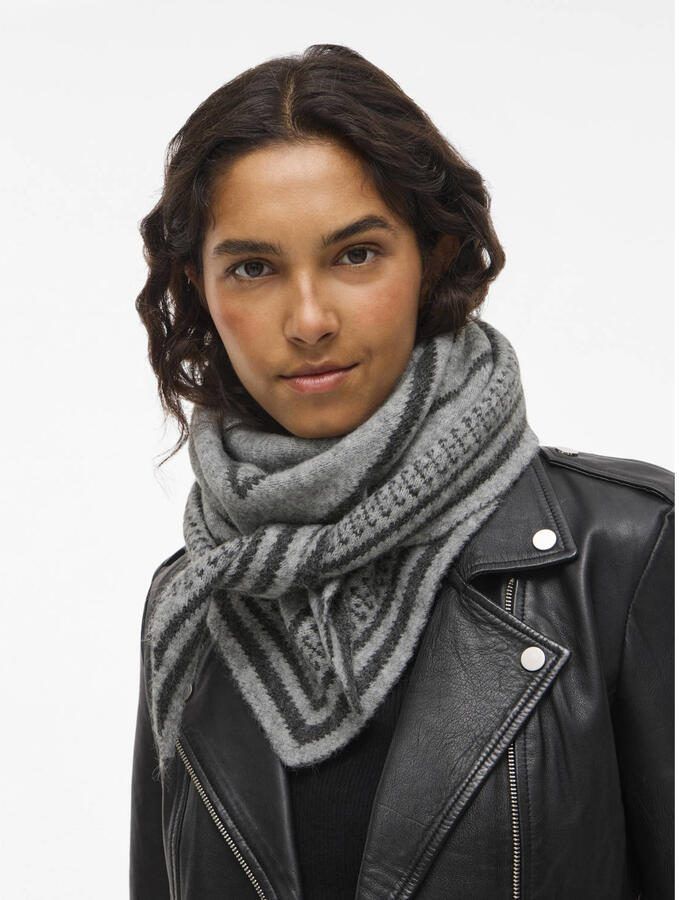 VILA triangle scarf VICALLIS grijs - Foto 2