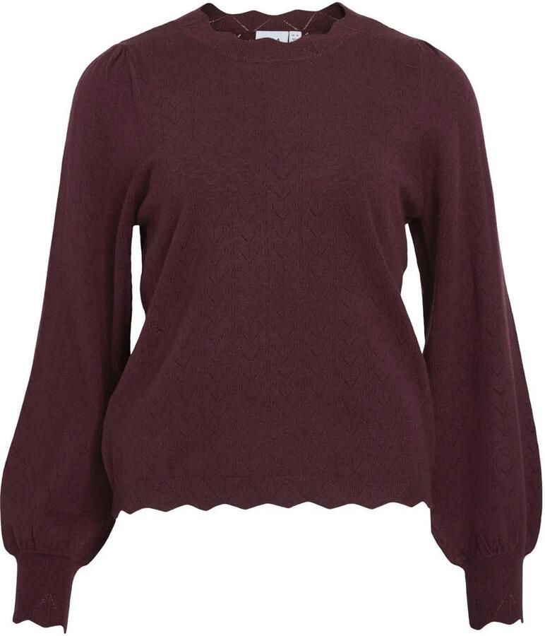 Vila Trui Emi Knit Fig