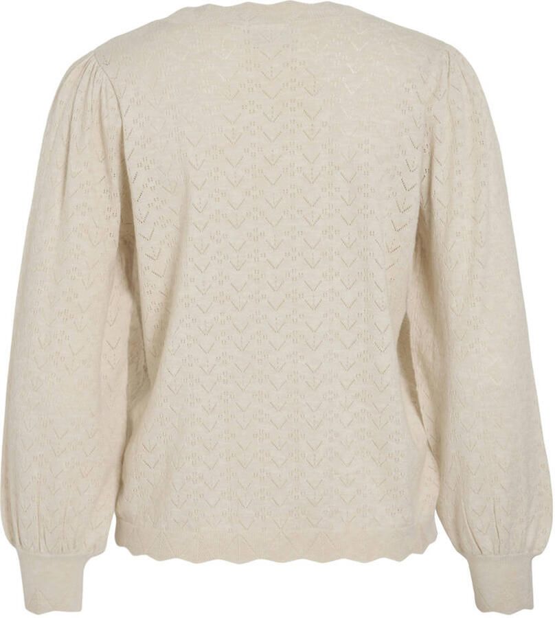 Vila Trui Emi Knit Super Light Natural Melan