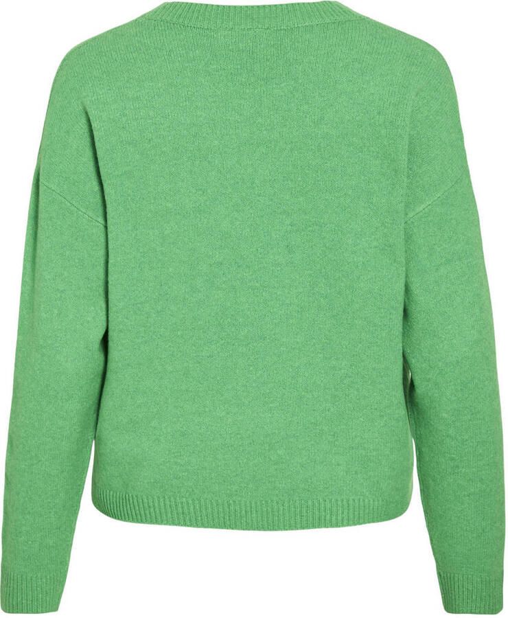 VILA trui groen gebreid