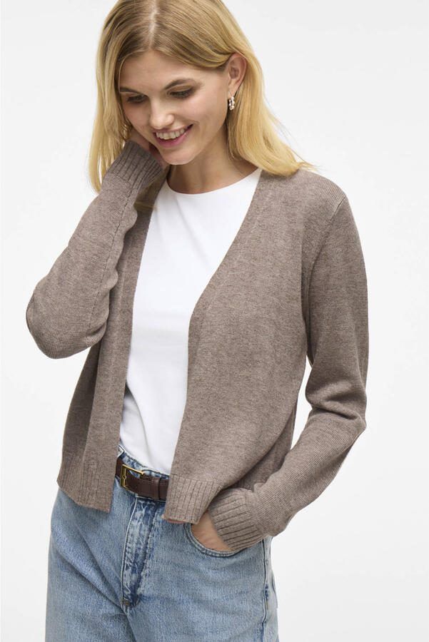 Vila Cardigan van viscosemix met open voorkant model 'VIRIL' - Foto 2