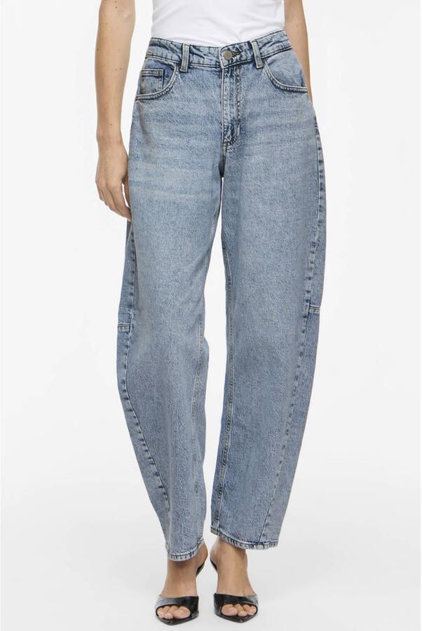 VILA Vibrady Rw Barrel Denim Jean Lus Tes Spi barrel jeans lichtblauw