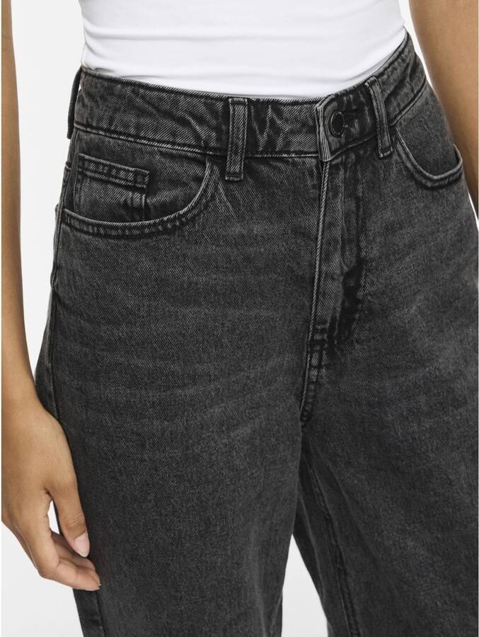 VILA VIKELLY high waist straight leg jeans grijs - Foto 2