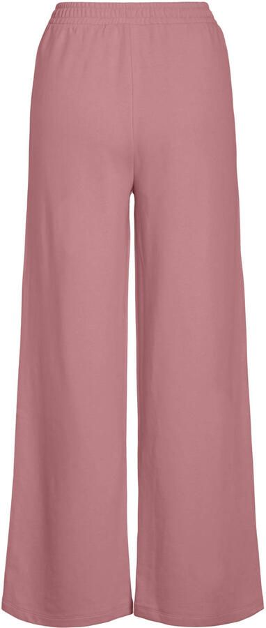 VILA wide leg casual broek oudroze