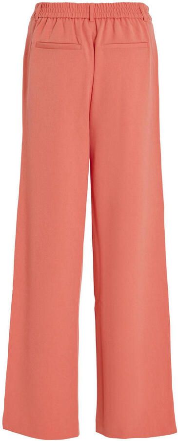 VILA wide leg high waist casual broek