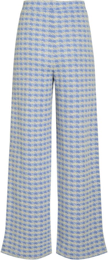 VILA wide leg high waist casual broek