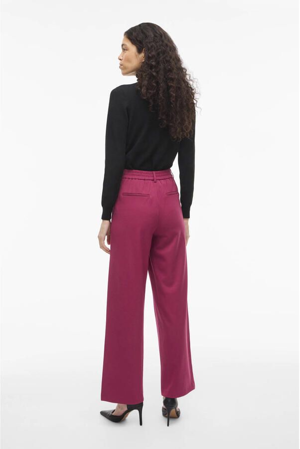 VILA wide leg high waist casual broek - Foto 2