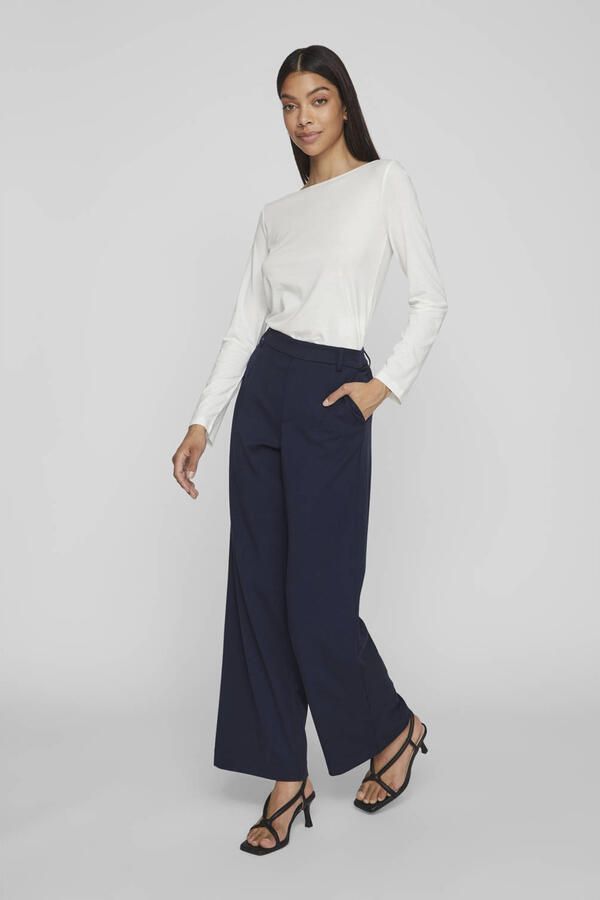 Vila Stoffen broek met paspelzakken aan de achterkant model 'VARONE' - Foto 2