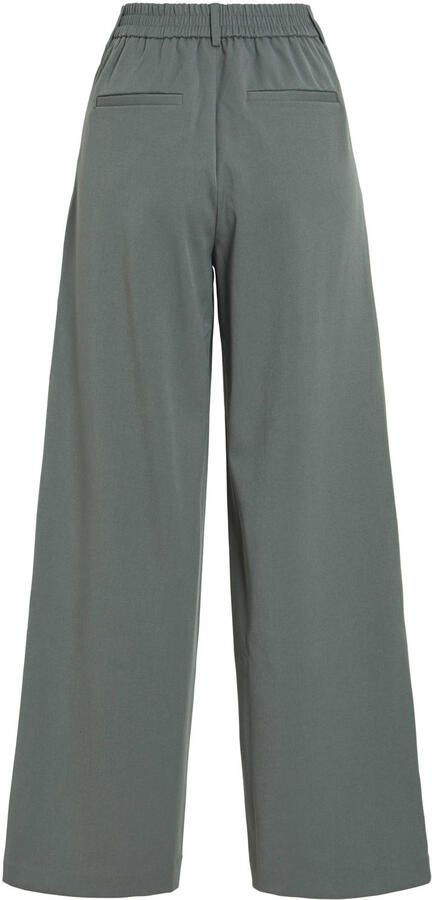 VILA wide leg pantalon grijsgroen - Foto 2