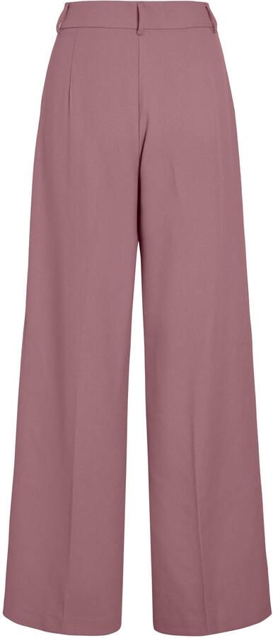 VILA wide leg pantalon oudroze