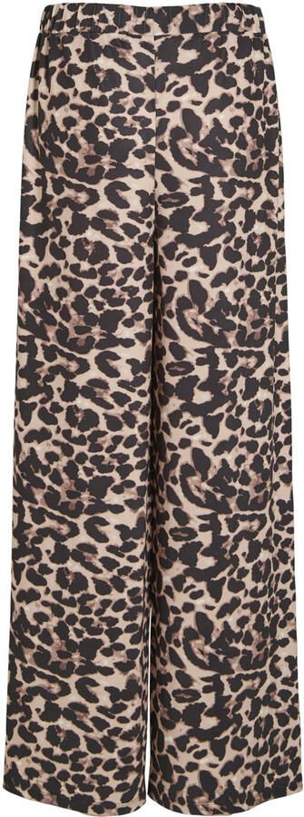 Vila Wide leg stoffen broek met elastische band model 'EOA' - Foto 2
