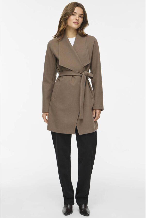 Vila Korte jas VICOOLEY COLLAR BELT COAT NOOS - Foto 2