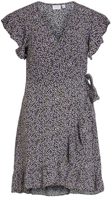 Vila Knielange wikkeljurk met volants model 'FINI'