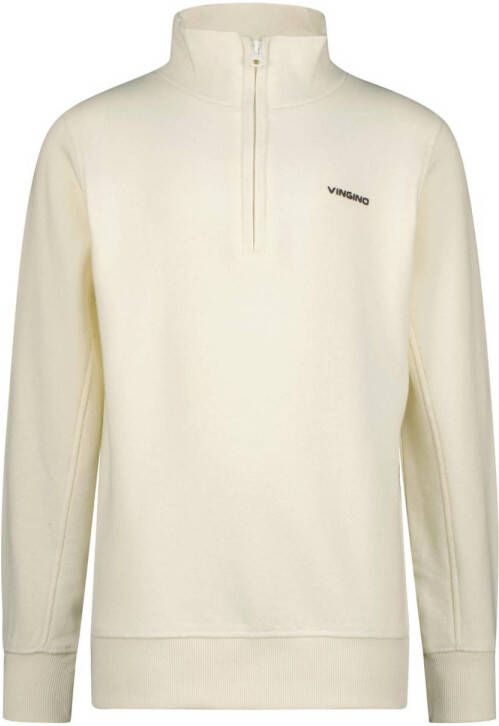 VINGINO sweater offwhite Wit Effen 116 | Sweater van