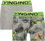 Vingino boxershort set van 2 grijs groen - Thumbnail 1