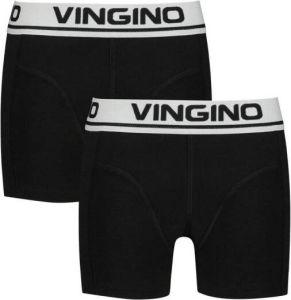 Vingino boxershort set van 2 zwart