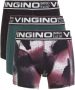 VINGINO boxershort set van 3 rood groen zwart Jongens Stretchkatoen All over print 146-152 - Thumbnail 1