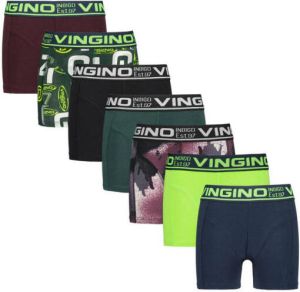 Vingino boxershort WEEK set van 7 zwart multicolor
