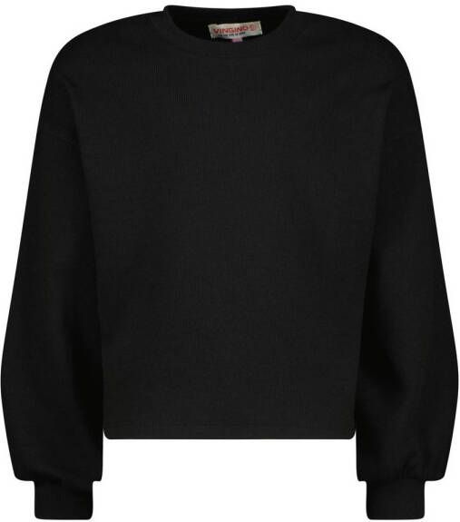 VINGINO corduroy top Jolly zwart Effen 152 | Top van