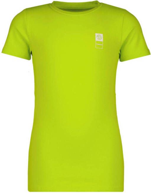 Vingino Essentials basic T-shirt lime groen