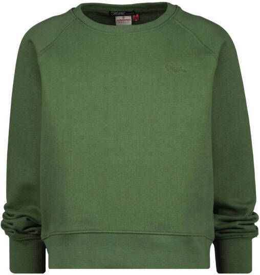 Vingino Essentials sweater army groen