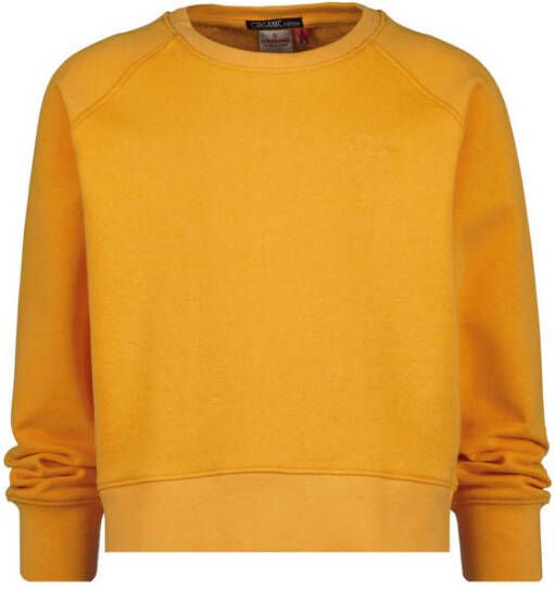VINGINO Essentials sweater oranje Effen 128 | Sweater van