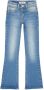 VINGINO flared jeans Briona old vintage Blauw Meisjes Katoen Effen 116 - Thumbnail 1