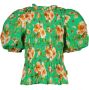VINGINO gebloemd T-shirt groen Meisjes Katoen Opstaande kraag Bloemen 110 - Thumbnail 1