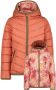VINGINO gebloemde gewatteerde winterjas Teley roze oranje Meisjes Polyester Capuchon 116 - Thumbnail 1