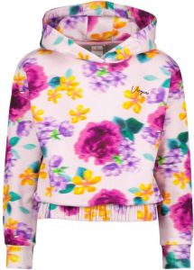 Vingino gebloemde hoodie NOLIVIA lila multicolor