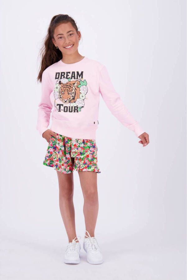 VINGINO gebloemde short RIANNE roze multicolor Korte broek Meisjes Viscose 122