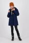 VINGINO gewatteerde winterjas Tavina donkerblauw Meisjes Polyester Capuchon 104 - Thumbnail 1