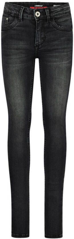 VINGINO high waist super skinny jeans Bianca black vintage Zwart Meisjes Stretchdenim 104