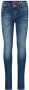 VINGINO high waist super skinny jeans Bianca mid blue wash Blauw Meisjes Stretchdenim 116 - Thumbnail 1