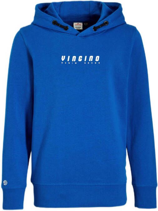 Vingino hoodie met logo blauw