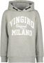 VINGINO hoodie met logo grijs melange Sweater Logo 140 - Thumbnail 1