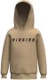 VINGINO hoodie met logo zand Sweater Beige Logo 140 - Thumbnail 1