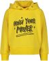 VINGINO hoodie met tekst geel Sweater Tekst 104 - Thumbnail 1