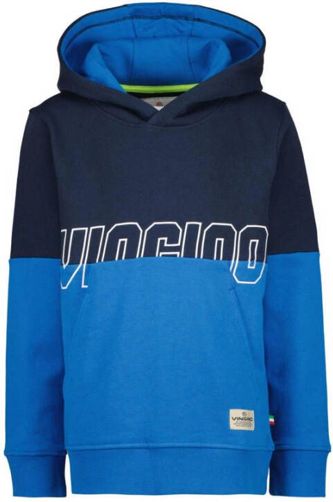 Vingino hoodie Niano blauw donkerblauw