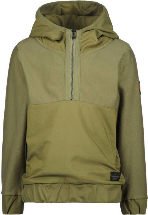 VINGINO hoodie Nylu groen Sweater Effen 140 | Sweater van