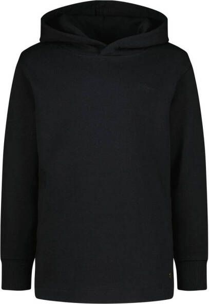 VINGINO hoodie zwart Sweater Effen 140 | Sweater van