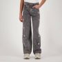 VINGINO loose fit jeans Cato Star met sterren grey vintage Grijs Meisjes Denim 176 - Thumbnail 2