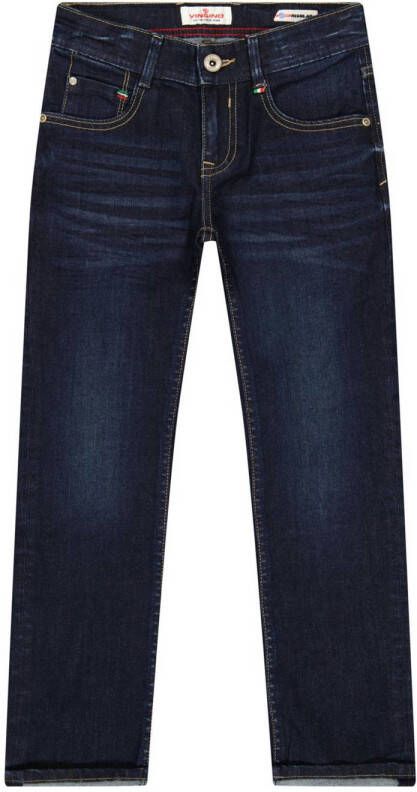 VINGINO regular fit jeans Benvolio deep dark Blauw Jongens Stretchdenim 104