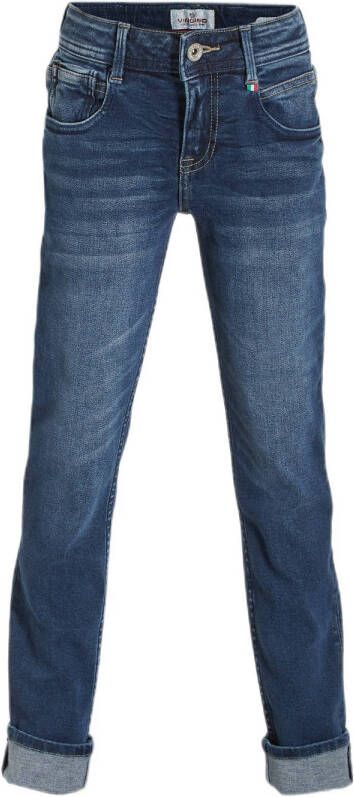 VINGINO regular fit jeans Danny cruziale blue Blauw Jongens Stretchdenim 104