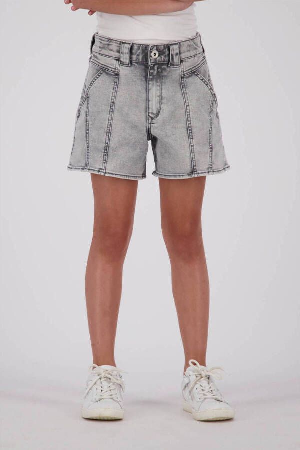 VINGINO short DOLLY light grey Korte broek Grijs Meisjes Stretchdenim Effen 104