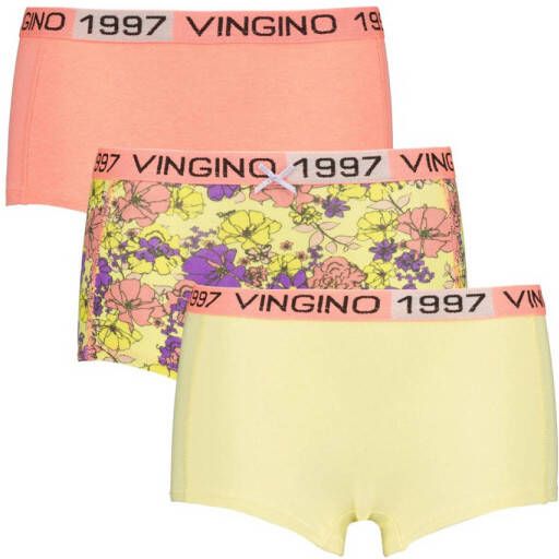 Vingino shorts set van 3 geel roze
