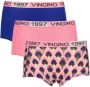 Vingino shorts set van 3 roze blauw - Thumbnail 1