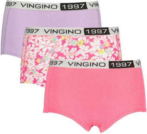Vingino shorts set van 3 roze lila