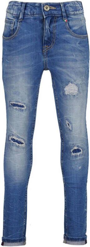 VINGINO skinny jeans Alessandro crafted old vintage Blauw Jongens Stretchdenim 164